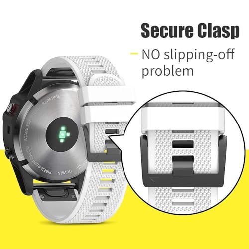 Bracelet silicone Fenix 3 et Tactix 26mm de largeur