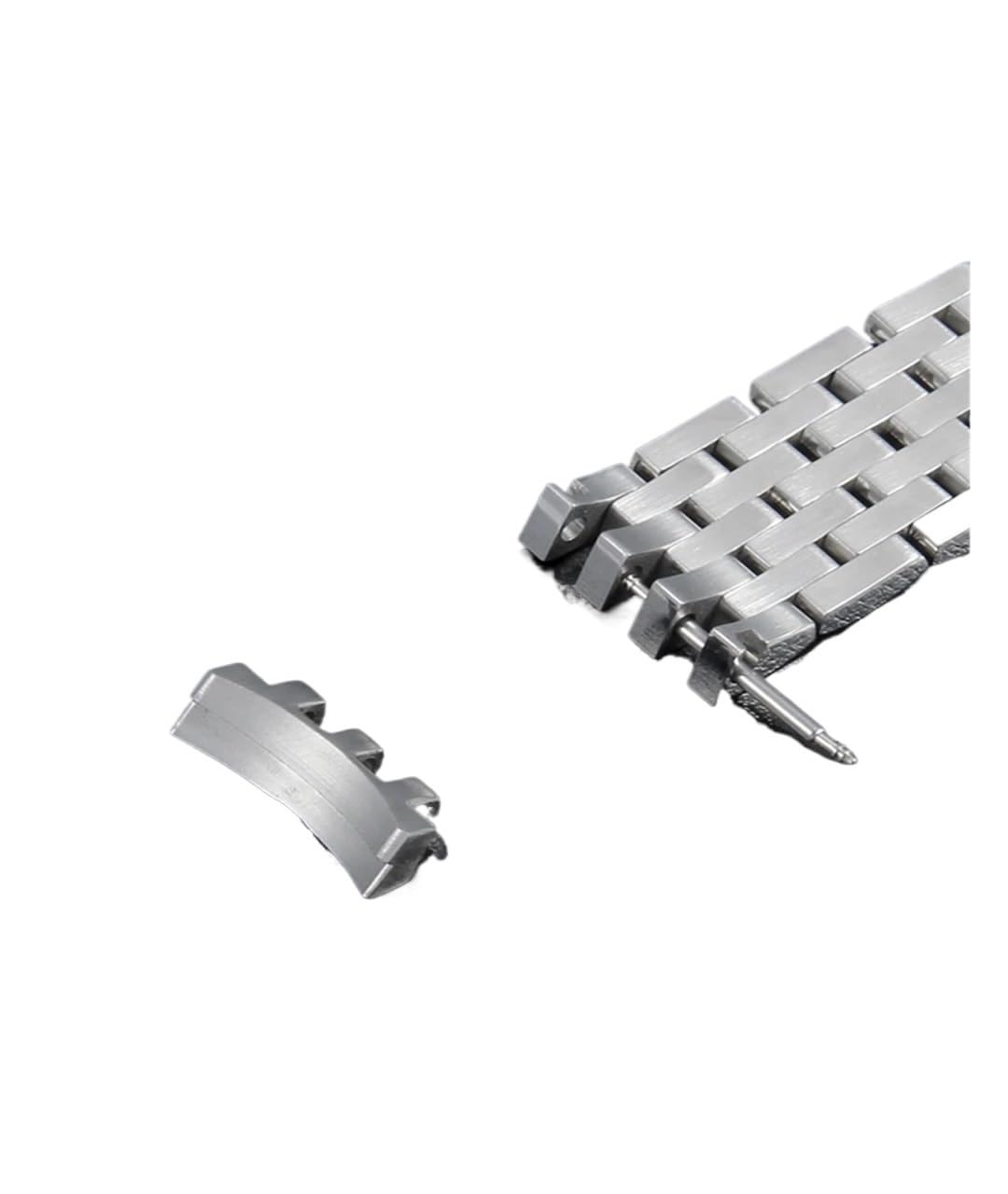 Compatible con Tissot 1853 Weiyi Series T038 Accesorios de reemplazo originales T038430a Maquinaria for hombres Correas de reloj plateadas impermeables de 19 mm