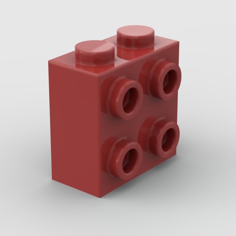 Classic Black Brick Bulk, Brick, 1x2x1 2/3 with Four Studs on One Side 200 Piece, Compatible with Lego Parts and Brick Pieces: 1x2x1 2/3 Black Brick(Color: Black)