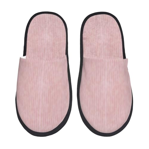 Stripes Print House Slippers For Women And Men,Soft Slippers With Memory Foam,Non-Slip Indoor Home Shoes