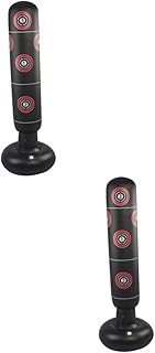 Sosoport Socando 2 Peças De Brinquedos Infláveis De Coluna De Boxe Para Crianças Crianças Saco De Alvo Inflável Torre De Perfuração Inflável Saco De Boxe Brinquedo Para Crianças