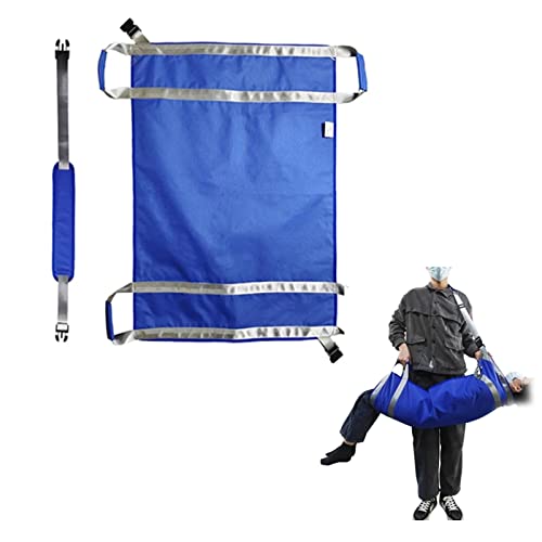 ANIUXIAOGE Verbessertes Positionierungsbett-Pad mit verstärkten Griffen und Schultergurten, Waschbares Transferlaken für Inkontinenz, Patienten-Gleitbettmatte für Krankenhaus, Zuhause Cover