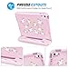 ProCase Kids Case for iPad A16 11th Generation 2025/iPad 10th Generation 2022 with Pencil Holder, iPad 11/10 Case Shockproof Lightweight Cover with Stand Convertible Handle for Children -Unicornpink
