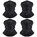 Produktbild Qhui Multifunktionstuch Schlauchschal, 4 Stück Bandana Halstuch Herren Damen, Elastiche Sonnenschutz Loop Schal Schnelltrocknend Atmungsaktiv für Motorrad Wandern Radfahren Laufen