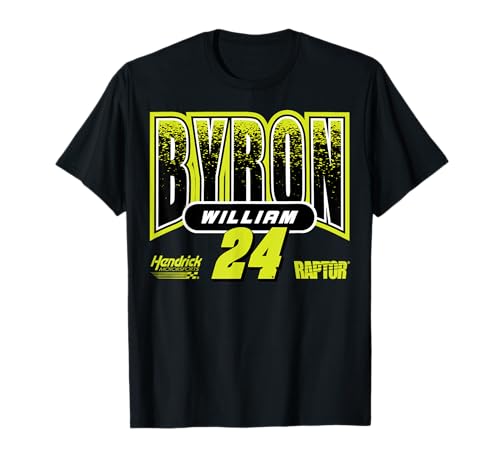 NASCAR - William Byron - Arched Text T-Shirt