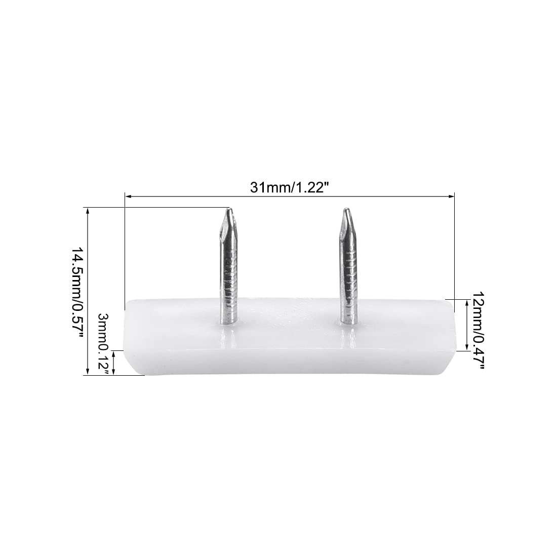 Uxcell 5-100pcs Furniture Feet Nail Plastic Glide Nails