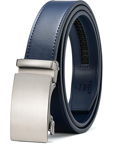 Image of MILORDE Men's Leather Ratchet Belt - 35mm - Customizable Fit