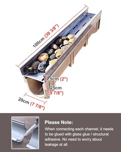 Grille d'évacuation en béton robuste : l'excellence du drainage extérieur