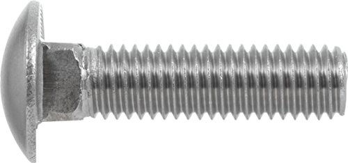 Image of Hillman Stainless Steel Carriage Bolts 1 /4 Inch inch-20 x 1-1 /2 Inch inch 10 Pack 3493