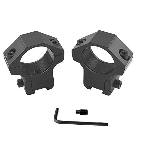 Sniper AG-25M2 1" Medium Profile Scope Ring for Dovetail System with 4 Fastern Screws for More Security