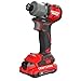 CRAFTSMAN V20 1/4 Inch Cordless Impact Driver Kit with 2 Batteries and Charger (CMCF830D2)