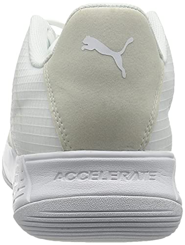 PUMA PUMA Unisex Technical Sport Shoe Indoor Court White Nimbus Cloud, 5.5 US Women