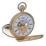 Rapport London, Mechanical Half Hunter Gold Plated Pocket Watch