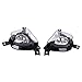 Jade Onlines Fog Lights Covers for BMW E90 E91 3 Series 2009 2010 2011 (1 Pair Lamps; only The Light housing, Without Light Bulbs)