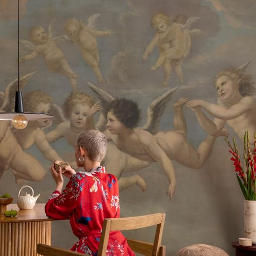 Impression haute qualité décor mural intissé figures angéliques 250cm - 4