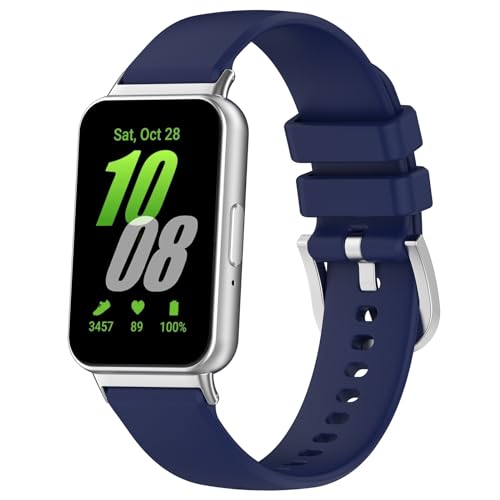 Cinturino di ricambio per Samsung Galaxy Fit3 da donna e da uomo, cinturino sportivo in silicone per orologio da polso, cinturino accessorio per orologio Samsung Galaxy Fit 3 (SM-R390) Activity
