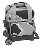 BSI Single Roller Bag Black/Gray