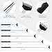 Yeipis 3 Pack Different Back Scratcher Metal Portable Telescoping with Rubber Handles, Extendable Back Massager Tool with Beautiful Box, Stocking Stuffers for Men Women Christmas Presents(Black)