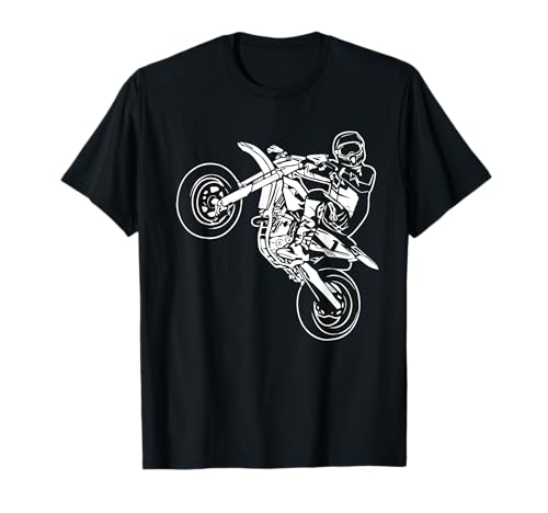 Supermoto Supermotard Enduro Moto Cross Camiseta