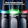 Oral-B iO3 Electric Toothbrushes Adults, Oral B Electric Toothbrush, Gifts for him or her, 1 Toothbrush Head, 3 Modes With Teeth Whitening, Electric Toothbrush, 2 Pin Plug, Black