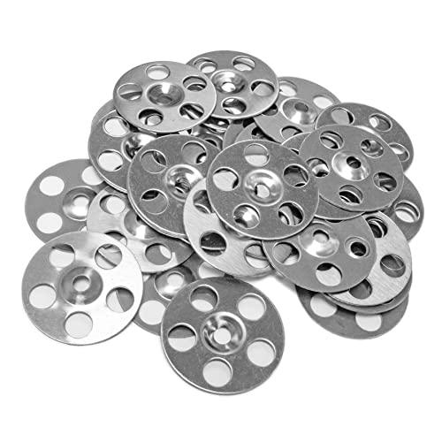 Thermopanel 36mm Stainless Steel Washers for Tile Backerboard - Pack of 1000 Tile Backerboard Washers to Fix Marmox, Wedi Type Insulation Boards to Floors and Walls