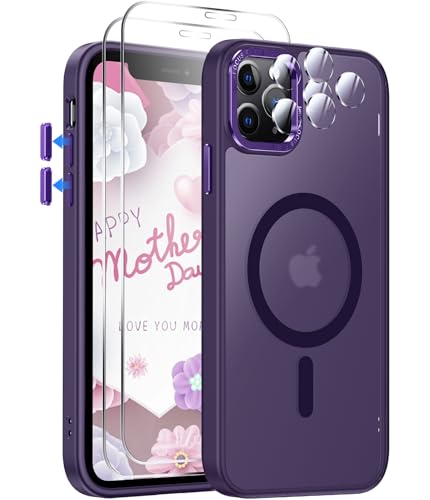 Coque iPhone 11 Pro Max compatible Mag Safe avec verre trempé LeYi