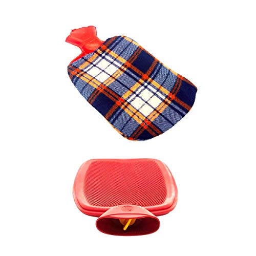 Bolsa Água Quente ou Gelada Compressa Térmica em borracha com capa