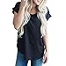Produktbild ESAILQ Damen Pailletten Shirt Träger Top Weste Top Oberteil Ärmellos T-Shirt Tanktop Blouse(S,Schwarz)