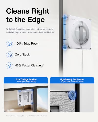 Image of ECOVACS WINBOT W2S PRO Window Cleaning Robot, 10,000Pa Suction