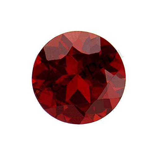 Grenat du Mozambique 4 mm de forme ronde facettée, pierre précieuse en vrac rouge foncé AA