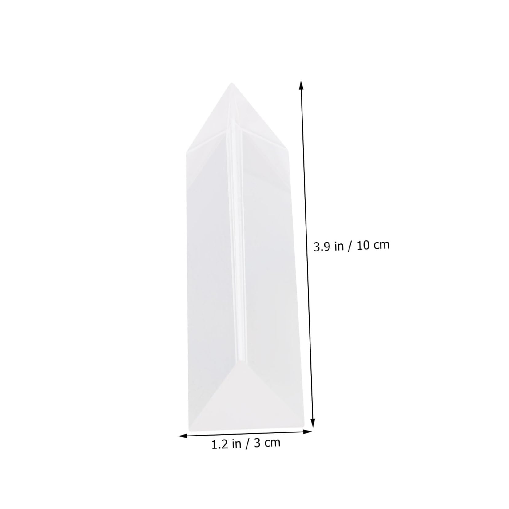 MUSISALY Prism Light Spectrum Tool Teaching Optical Demonstration Prop Physics Teaching Optical Instrument Optical Teaching Apparatus Physics Experiment Equipment Glass