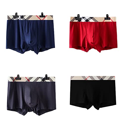 Calzoncillos a cuadros transpirables perfectos para el gimnasio y la oficina