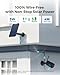 REOLINK 2K 3MP Solar Security Camera, Wireless Home Security Camera Outdoor Indoor, IR Night Vision, Human/Car Detection, 2.4G WiFi, Local Storage, No Monthly Fee, Support Home Hub, Argus Eco+SP Black