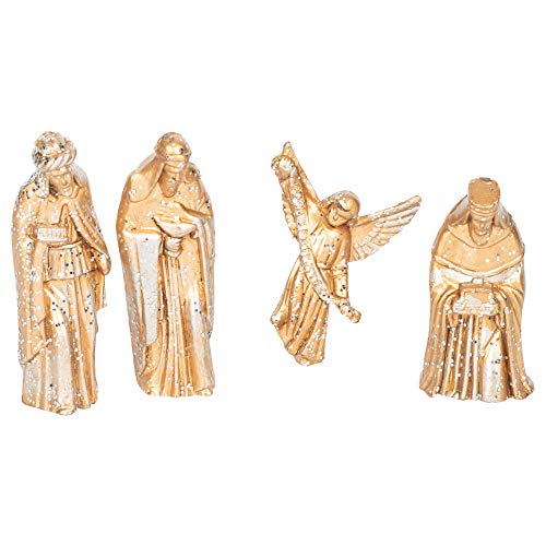 Roman St Mini Gold NATIVIT in Acetat-Box mit Bauchband, 6,4 cm, 12 Stück