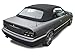 Fits 3-Series and M3 Convertible Top with Plastic Window 1994-99 E36 in Black Twill Vinyl