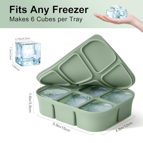 Bandeja para cubitos de hielo silicona 2 unidades miniatura 2