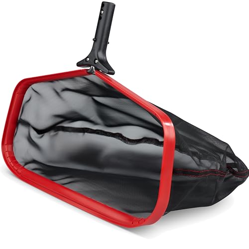 ProTuff 19.5' Fine Pool Net – 2 Year Unconditional Free Replacement – Cleans 3X Faster Than Vacuums – Wide Pool Skimmer with Deep Bag for Easy Maintenance – Skimmer Net for Leaves, Bugs & Other Debris