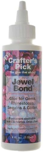 Crafters Pick Jewel Bond - for Gems Rhinestones Sequins and Glitter - 4 Ounces