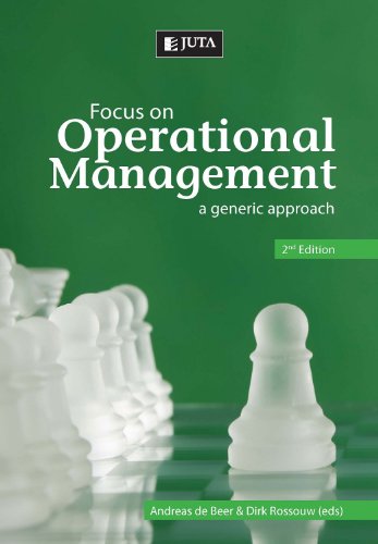 Focus on Operational Management: A Generic Approach