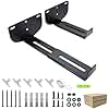 Etour Soundbar Wall Mount Bracket for Bose, Samsung Vizio LG Sony JBL and More Sound Bar Mounts Under TV Soundbar Shelf Hold Up to 38lbs Depth Adjustable 3.3"-6.5"