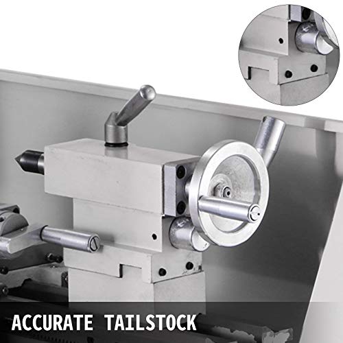 BestEquip Metal Lathe 8x16 Inch,Mini Metal Lathe Infinitely Variable