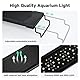 AQQA Aquarium LED Beleuchtung,42W Vollspektrum 24/7 Modus Aquarium Licht,Einstellbare Timer Helligkeit Aquarium Lampe,Aquarium Pflanzenlicht mit ausziehbarer Halterung,für 120-140cm Fischtank
