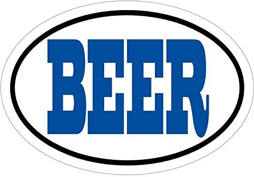 ION Graphics Magnet Beer - Blue Beer Vinyl Magnet - Beer Vinyl Magnet - Home Bar Decor - Beer Gift - Made in The USA Size: 4.7 x 3.3 inch