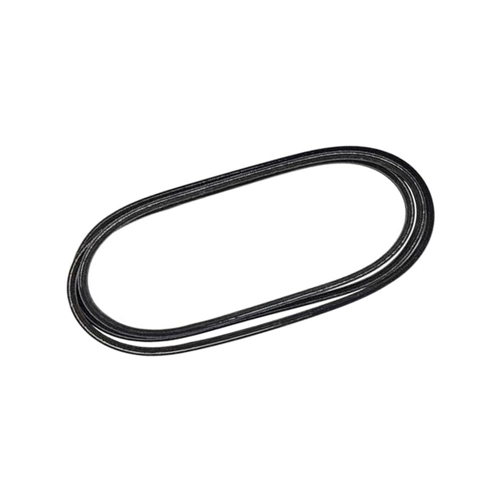 Courroie de transmission compatible avec John Deere L100 L110 L120 L130 G110 LA105 LA115 LA125 LA135 X110 X120 X140, remplacement OEM pour tracteur de pelouse M155885, noir, pièce unique