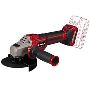 einhell professional meuleuse d’angle Ø125mm sans fil tp ag 18/125 ce q li power x change (18v, moteur brushless) livré sans batterie ni chargeur