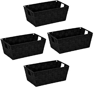 Simplify Tote, Decorative Bin, Good Small Large Items. Closet & Shelf Organizers Woven