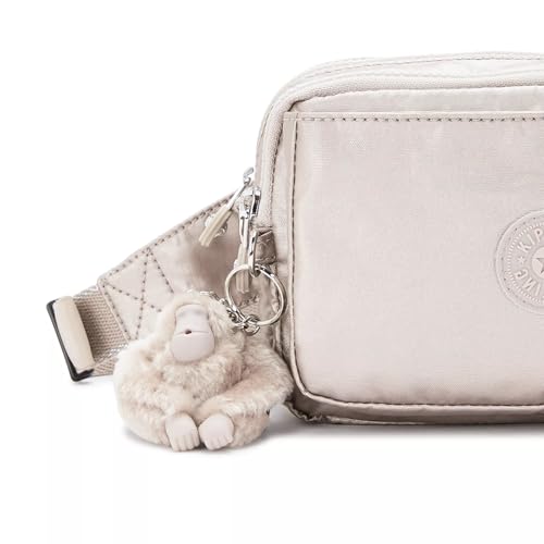 Image of Kipling Women's Abanu Multi Crossbody Bag, Lightweight, Adjustable Nylon Waist Pack with Multi-Compartment Zip Pockets