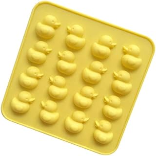 Selecto Bake - Silicone Duck 16 Cavity Chocolate Mould, Yellow