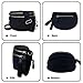 MELSYLODY Checkered Crossbody Bags for Women, Nylon Bum Bags with Adjustable Shoulder Strap, Space Saving and Durable, Fashionable Crossbody Bag for Everyday Use (Black)