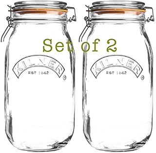 Get Goods Clip Top Round Jar 2 Litre, 34.2 x 26.2 x 12.8 cm